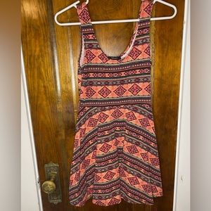 Small cotton summer dress, comfortable and movable